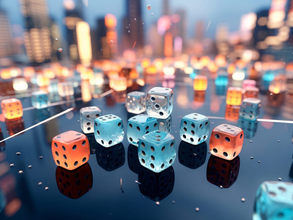 Lucky Dice Game Background